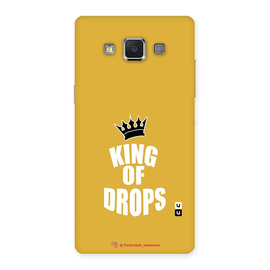 King of Drops Mustard Yellow Back Case for Samsung Galaxy A5