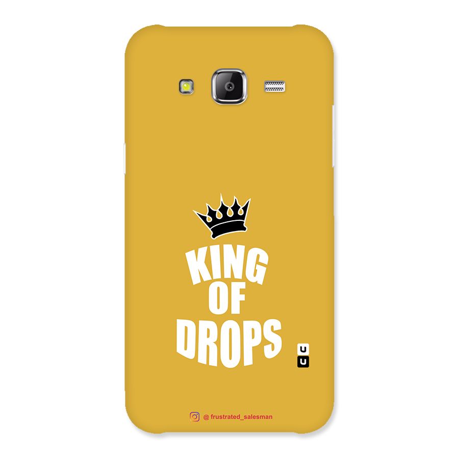 King of Drops Mustard Yellow Back Case for Samsung Galaxy J5