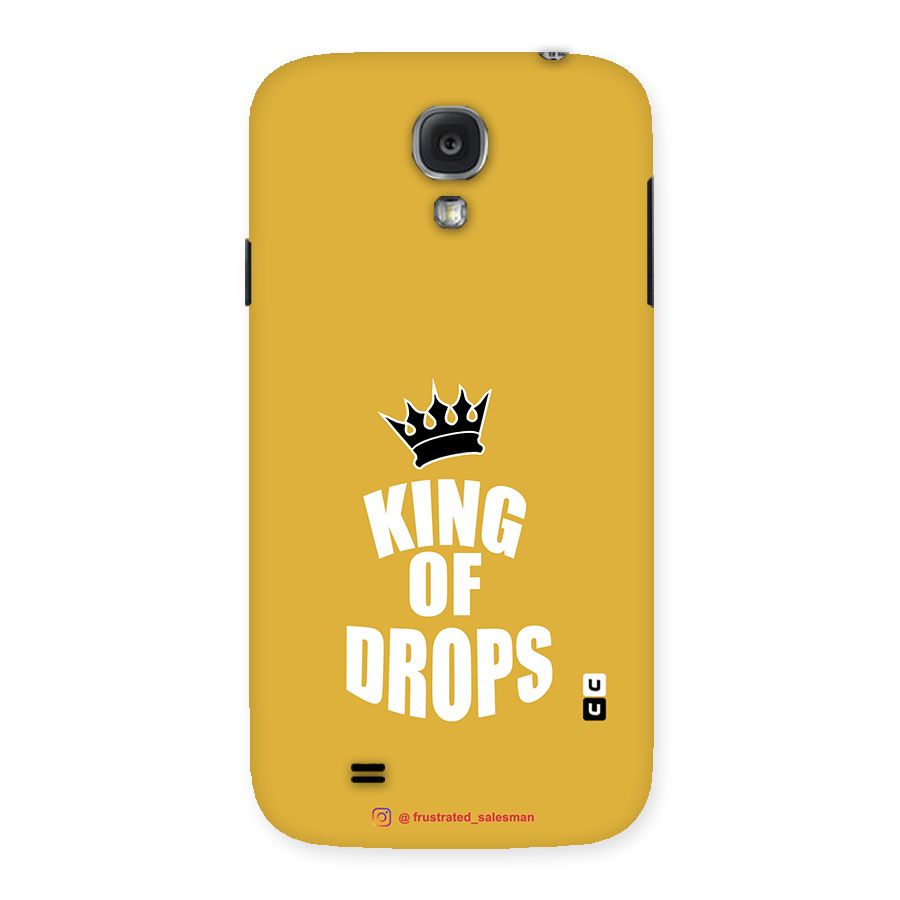 King of Drops Mustard Yellow Back Case for Samsung Galaxy S4