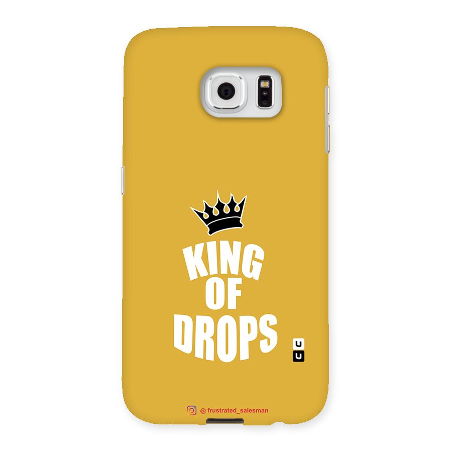 King of Drops Mustard Yellow Back Case for Samsung Galaxy S6