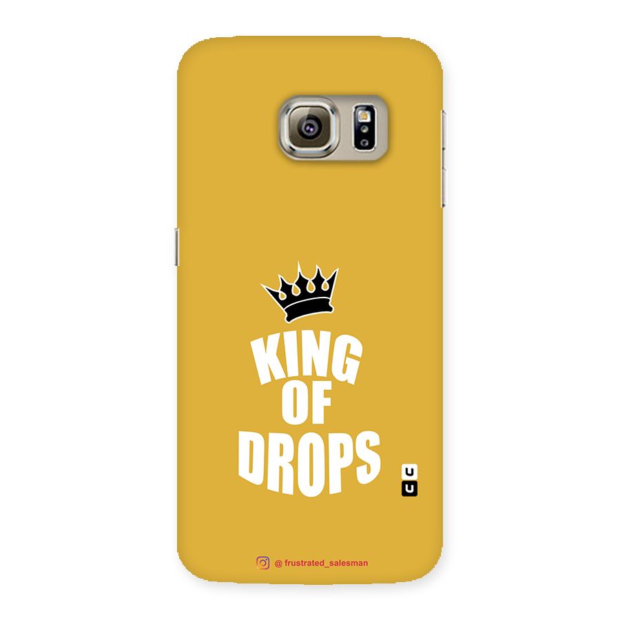 King of Drops Mustard Yellow Back Case for Samsung Galaxy S6 Edge