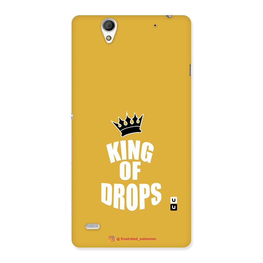King of Drops Mustard Yellow Back Case for Sony Xperia C4