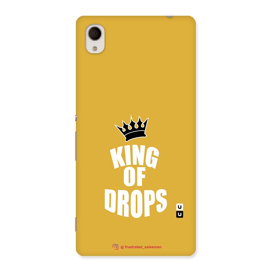 King of Drops Mustard Yellow Back Case for Sony Xperia M4