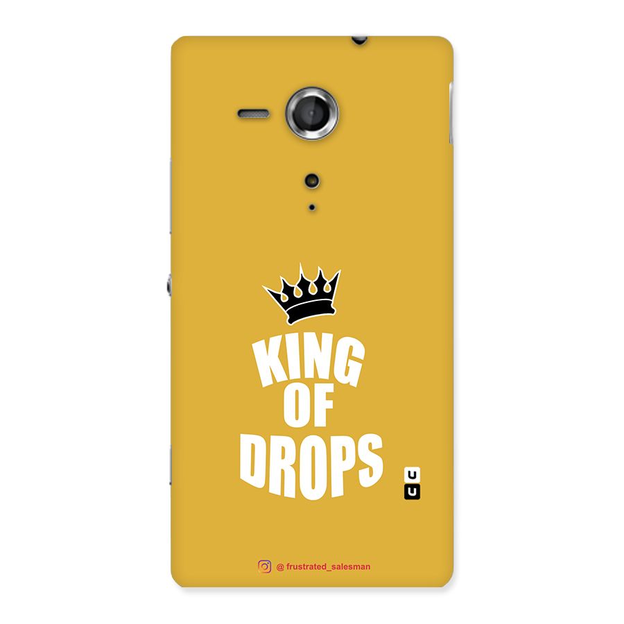 King of Drops Mustard Yellow Back Case for Sony Xperia SP