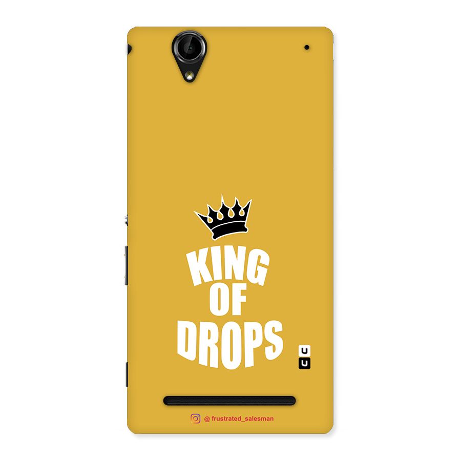 King of Drops Mustard Yellow Back Case for Sony Xperia T2