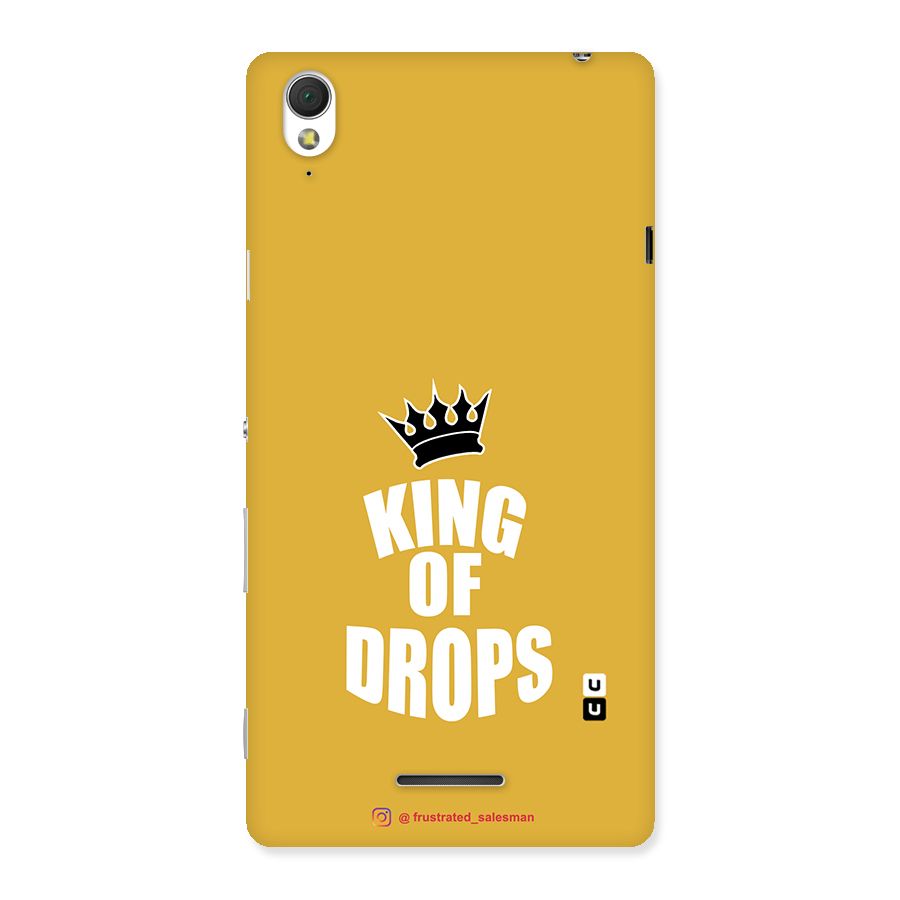 King of Drops Mustard Yellow Back Case for Sony Xperia T3
