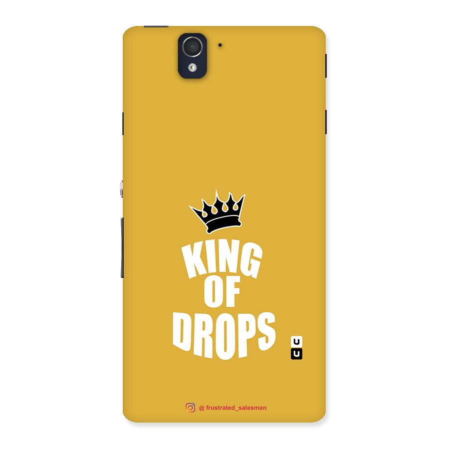 King of Drops Mustard Yellow Back Case for Sony Xperia Z