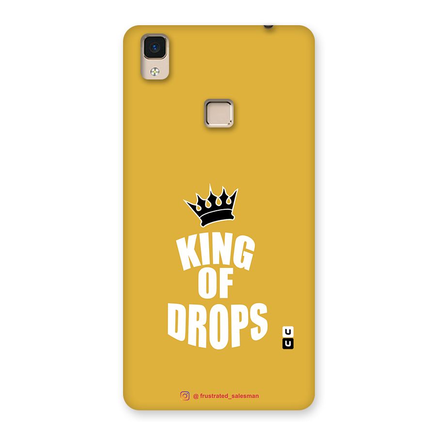 King of Drops Mustard Yellow Back Case for V3 Max