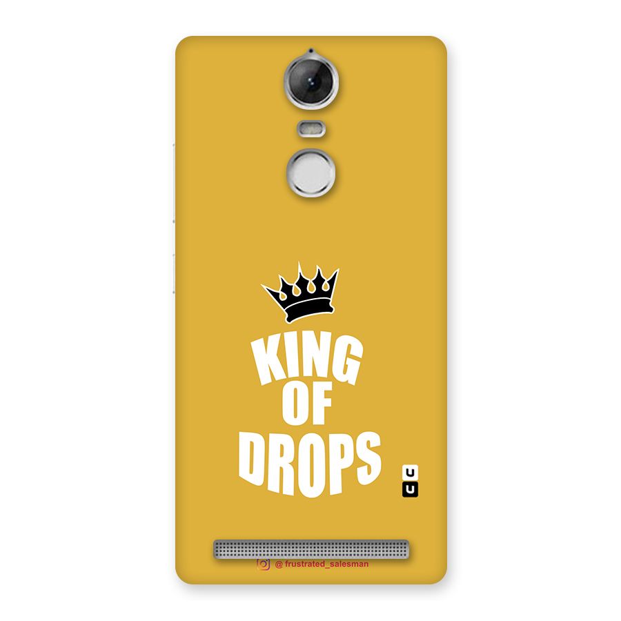King of Drops Mustard Yellow Back Case for Vibe K5 Note