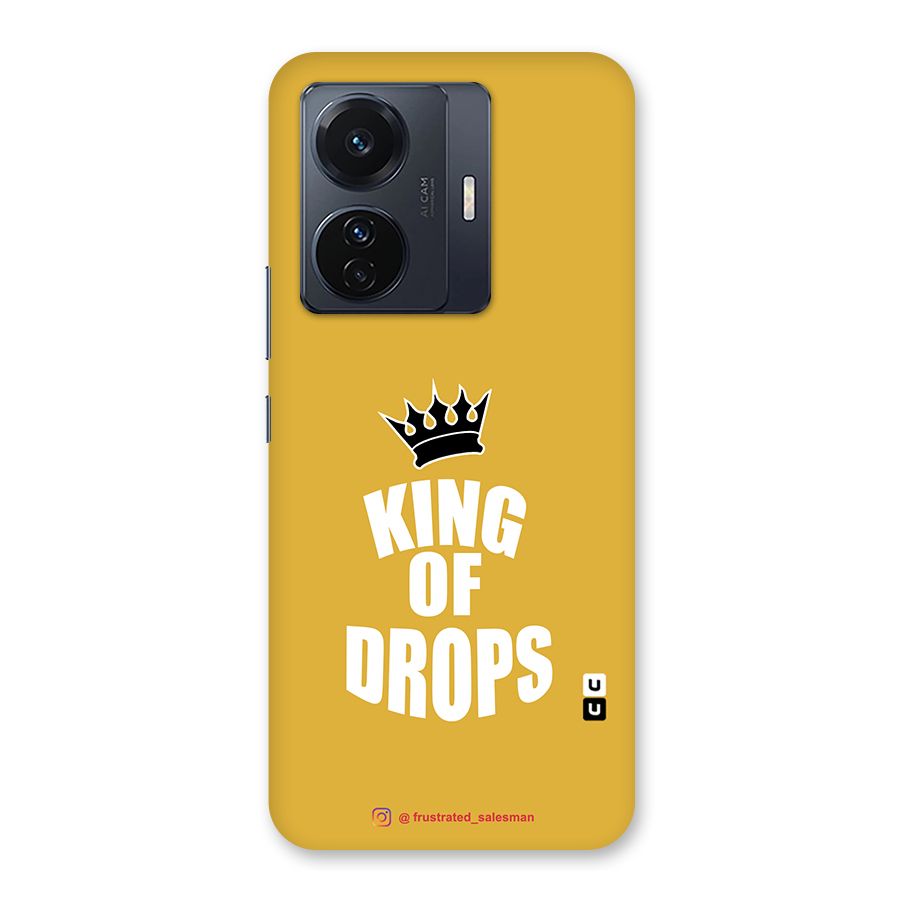 King of Drops Mustard Yellow Back Case for Vivo T1 Pro