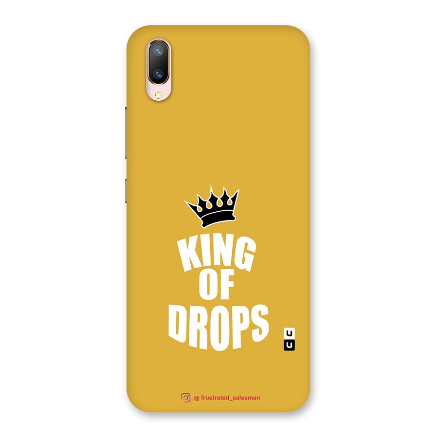 King of Drops Mustard Yellow Back Case for Vivo V11 Pro
