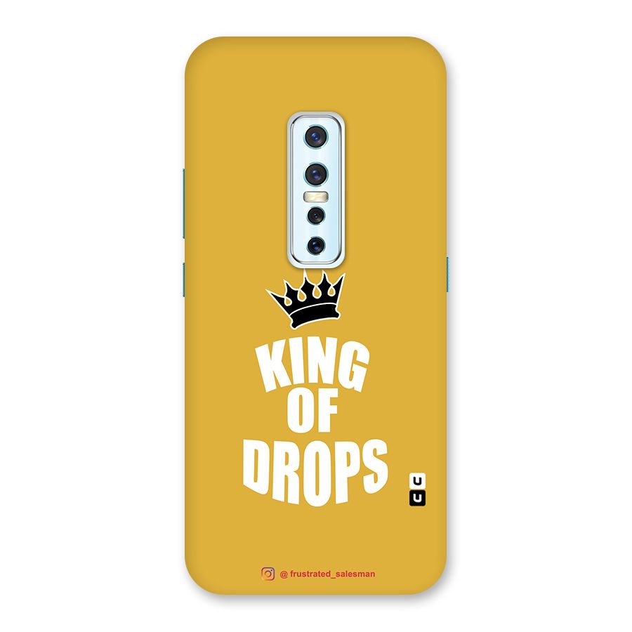 King of Drops Mustard Yellow Back Case for Vivo V17 Pro