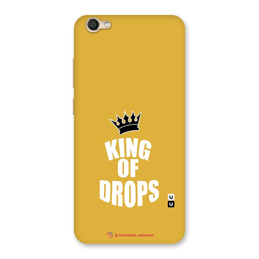 King of Drops Mustard Yellow Back Case for Vivo V5