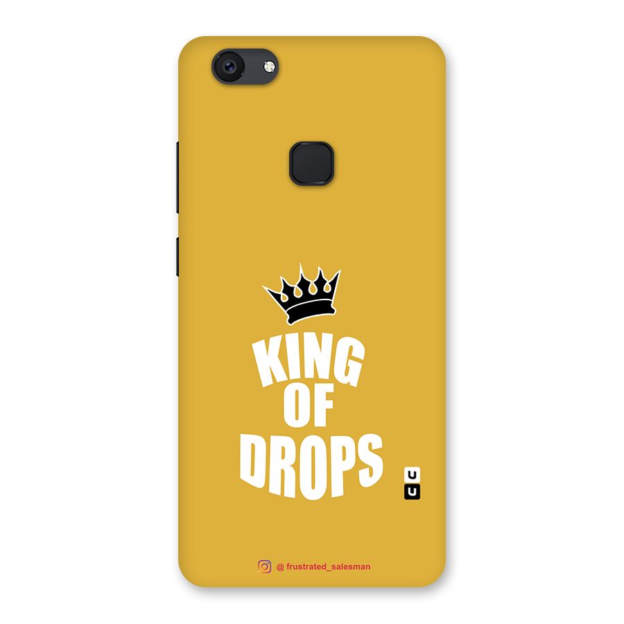 King of Drops Mustard Yellow Back Case for Vivo V7 Plus