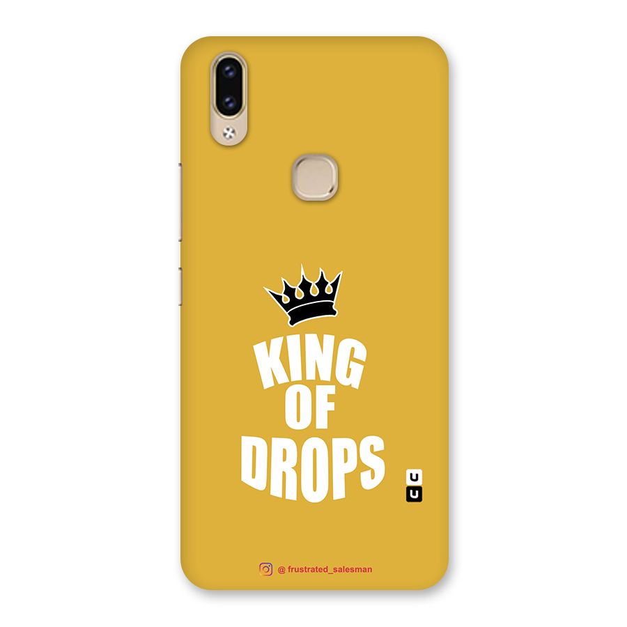 King of Drops Mustard Yellow Back Case for Vivo V9 Youth