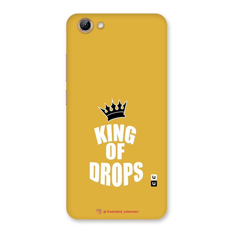 King of Drops Mustard Yellow Back Case for Vivo Y71