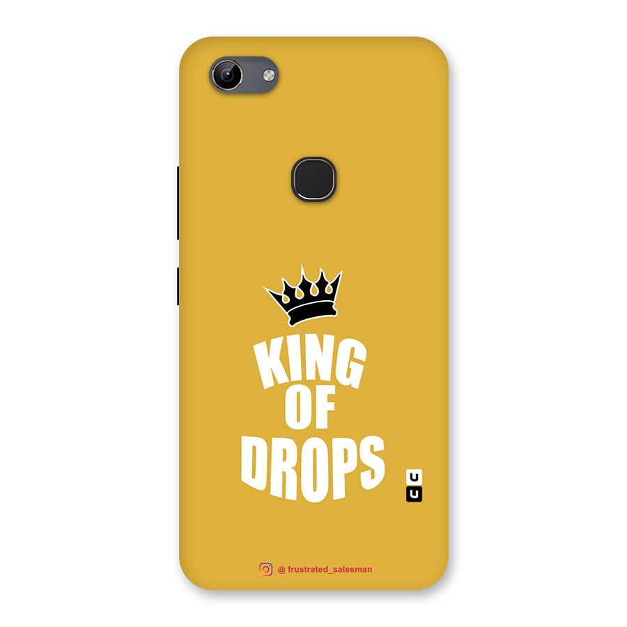 King of Drops Mustard Yellow Back Case for Vivo Y81
