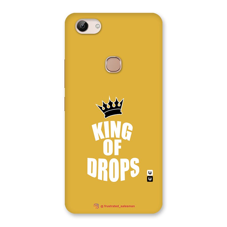 King of Drops Mustard Yellow Back Case for Vivo Y83