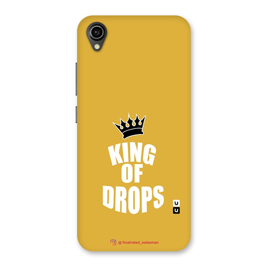 King of Drops Mustard Yellow Back Case for Vivo Y90