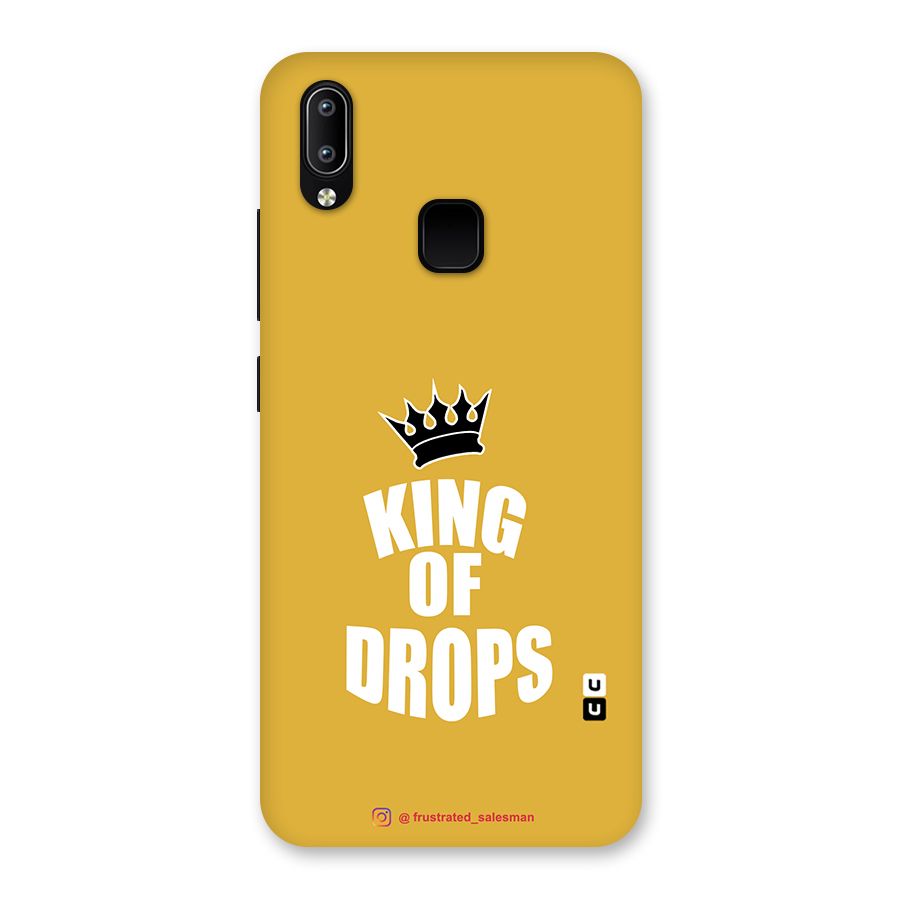 King of Drops Mustard Yellow Back Case for Vivo Y93