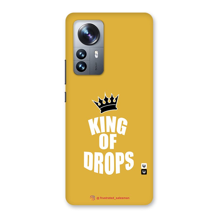 King of Drops Mustard Yellow Back Case for Xiaomi 12 Pro