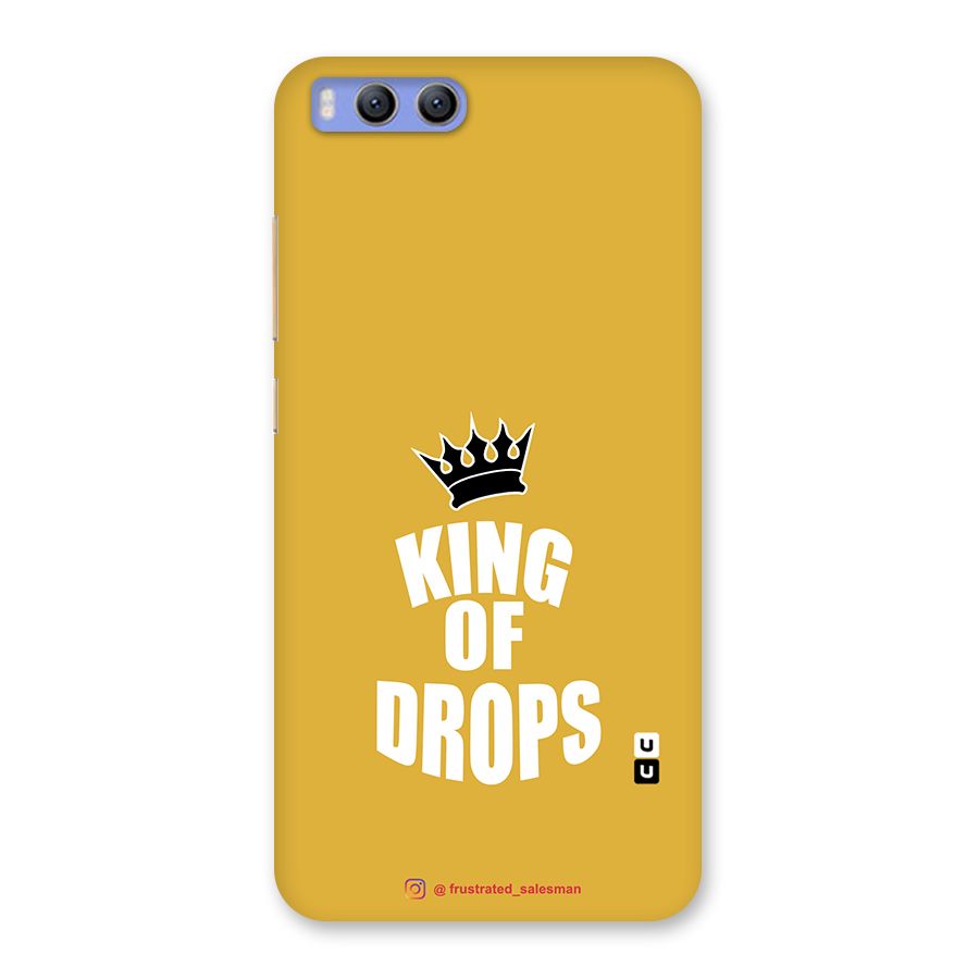 King of Drops Mustard Yellow Back Case for Xiaomi Mi 6