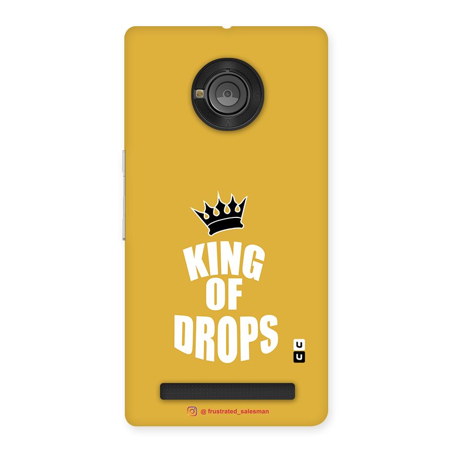 King of Drops Mustard Yellow Back Case for Yu Yunique