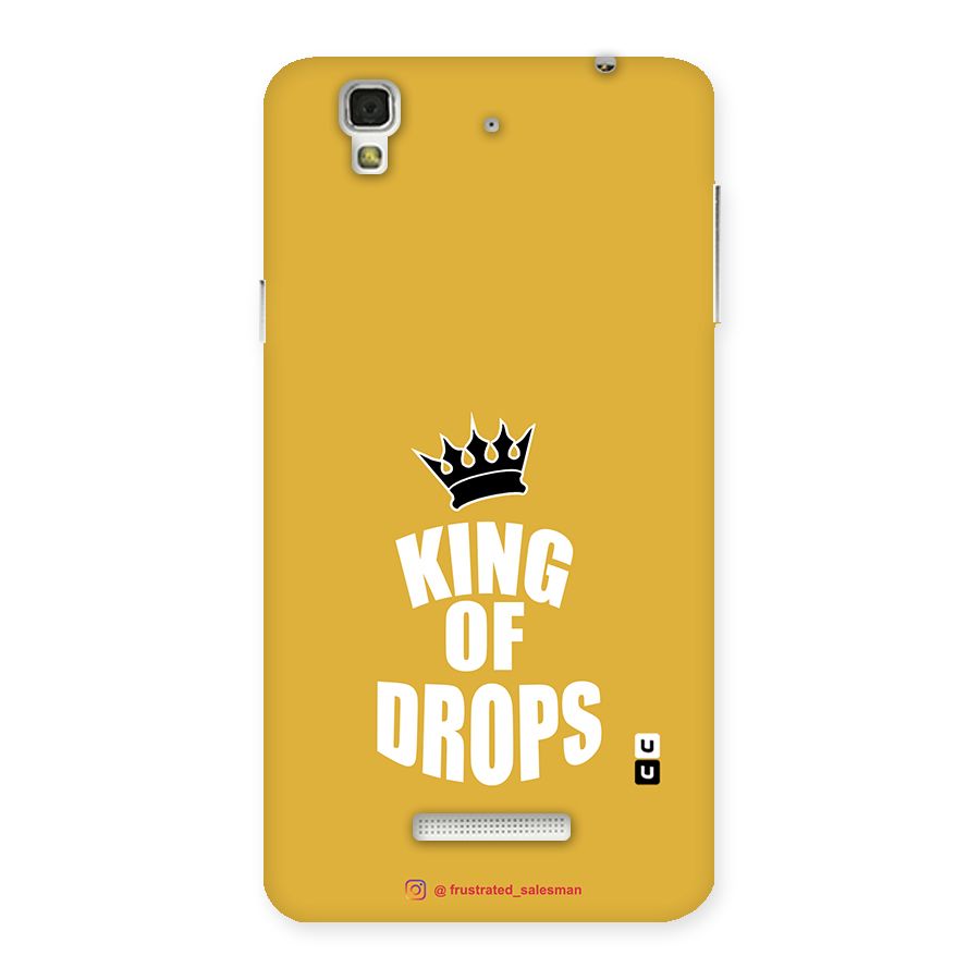 King of Drops Mustard Yellow Back Case for Yu Yureka