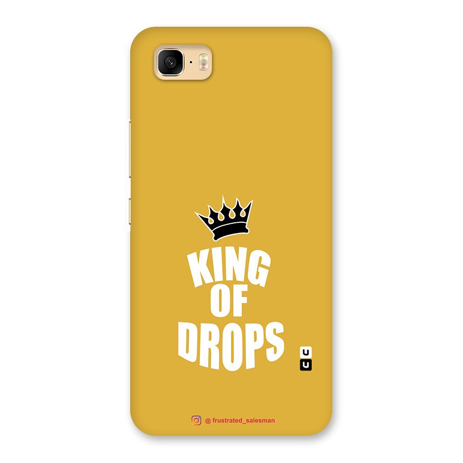 King of Drops Mustard Yellow Back Case for Zenfone 3s Max