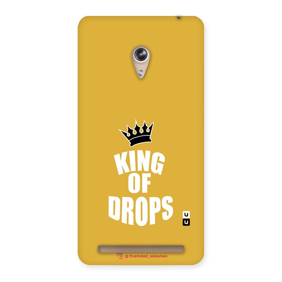 King of Drops Mustard Yellow Back Case for Zenfone 6
