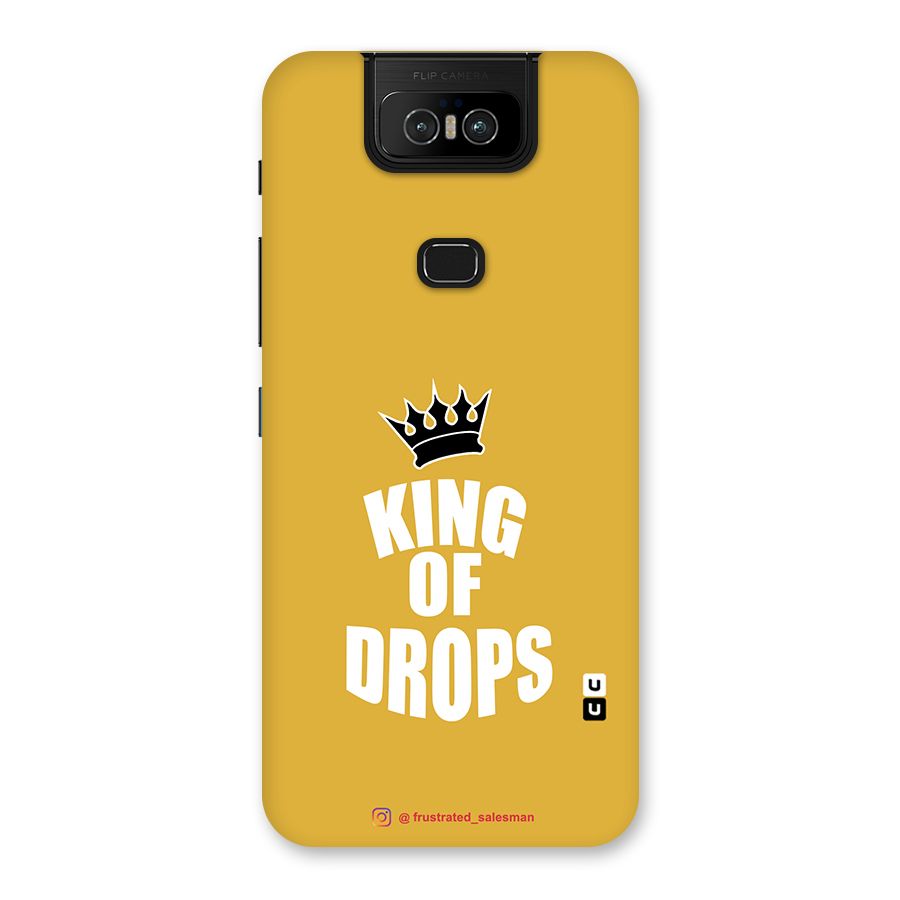 King of Drops Mustard Yellow Back Case for Zenfone 6z