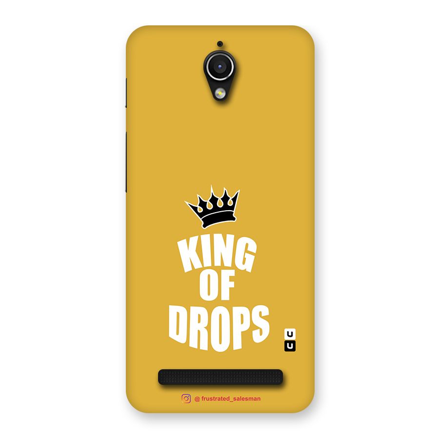 King of Drops Mustard Yellow Back Case for Zenfone Go