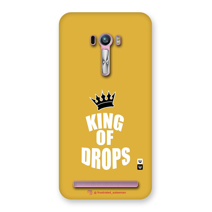 King of Drops Mustard Yellow Back Case for Zenfone Selfie