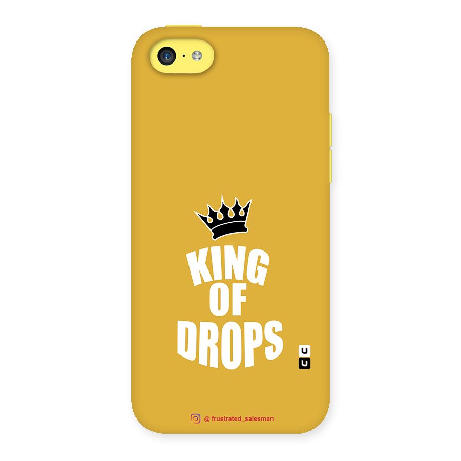 King of Drops Mustard Yellow Back Case for iPhone 5C