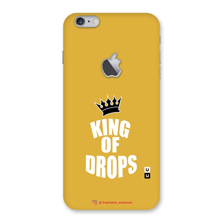 King of Drops Mustard Yellow Back Case for iPhone 6 Plus 6S Plus Logo Cut