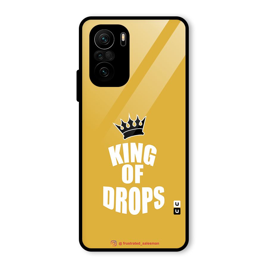 King of Drops Mustard Yellow Glass Back Case for Mi 11x