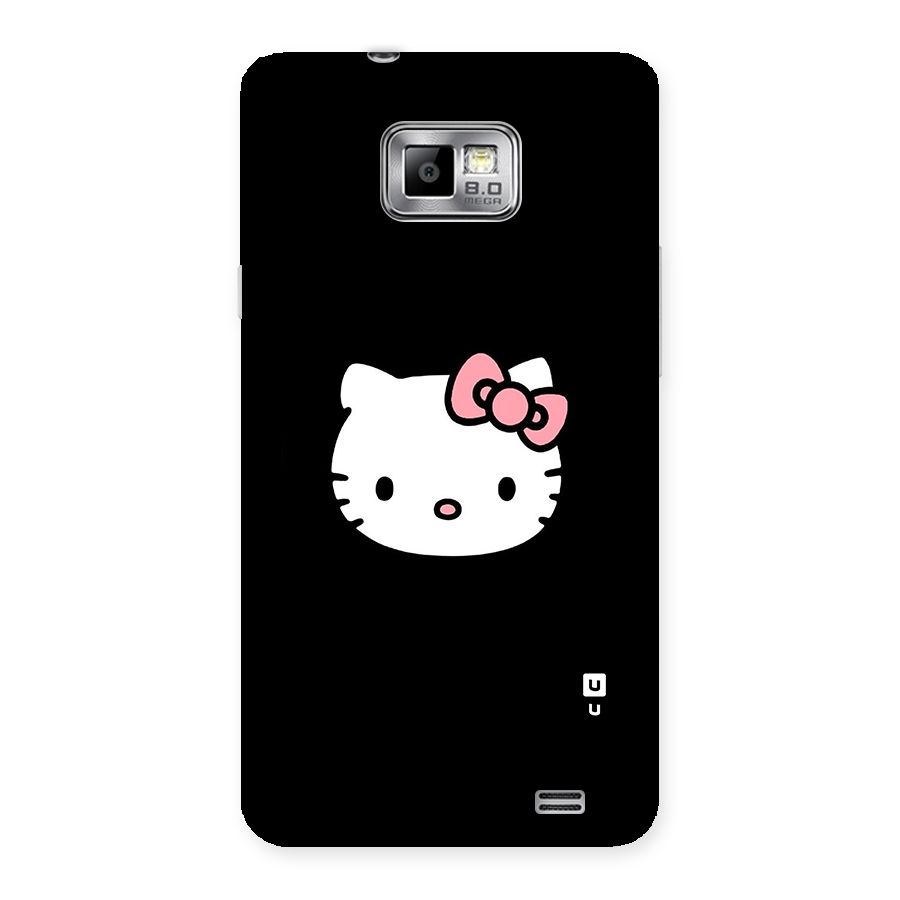 Kitty Cute Back Case for Galaxy S2