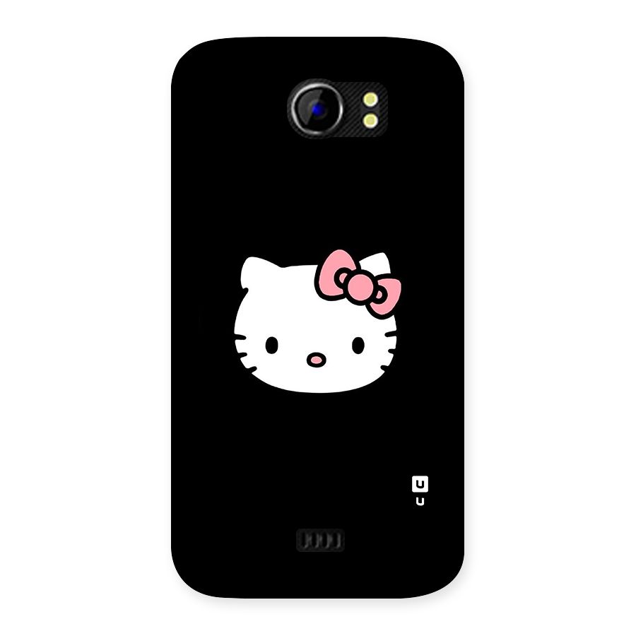 Kitty Cute Back Case for Micromax Canvas 2 A110