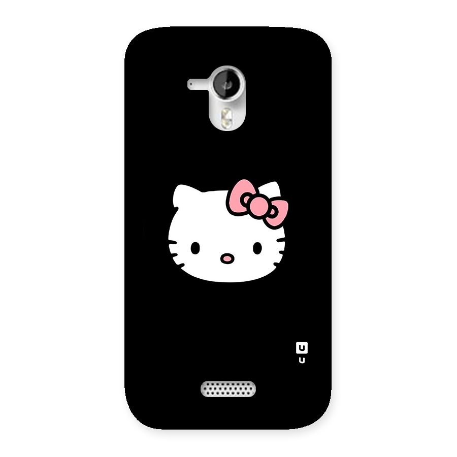 Kitty Cute Back Case for Micromax Canvas HD A116