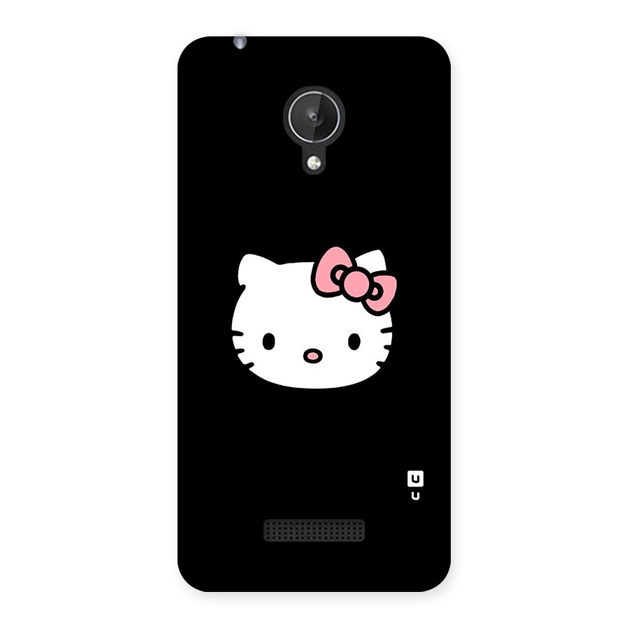 Kitty Cute Back Case for Micromax Canvas Spark Q380
