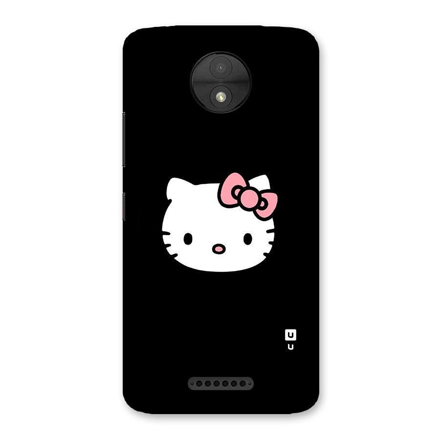 Kitty Cute Back Case for Moto C