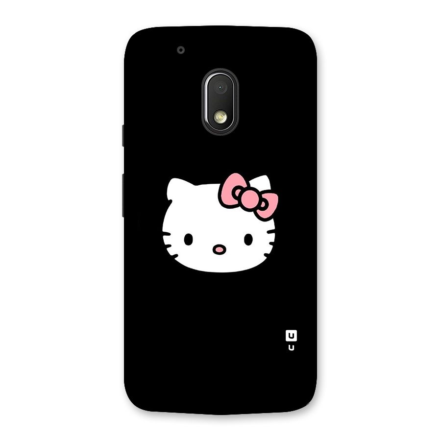 Kitty Cute Back Case for Moto G4 Play