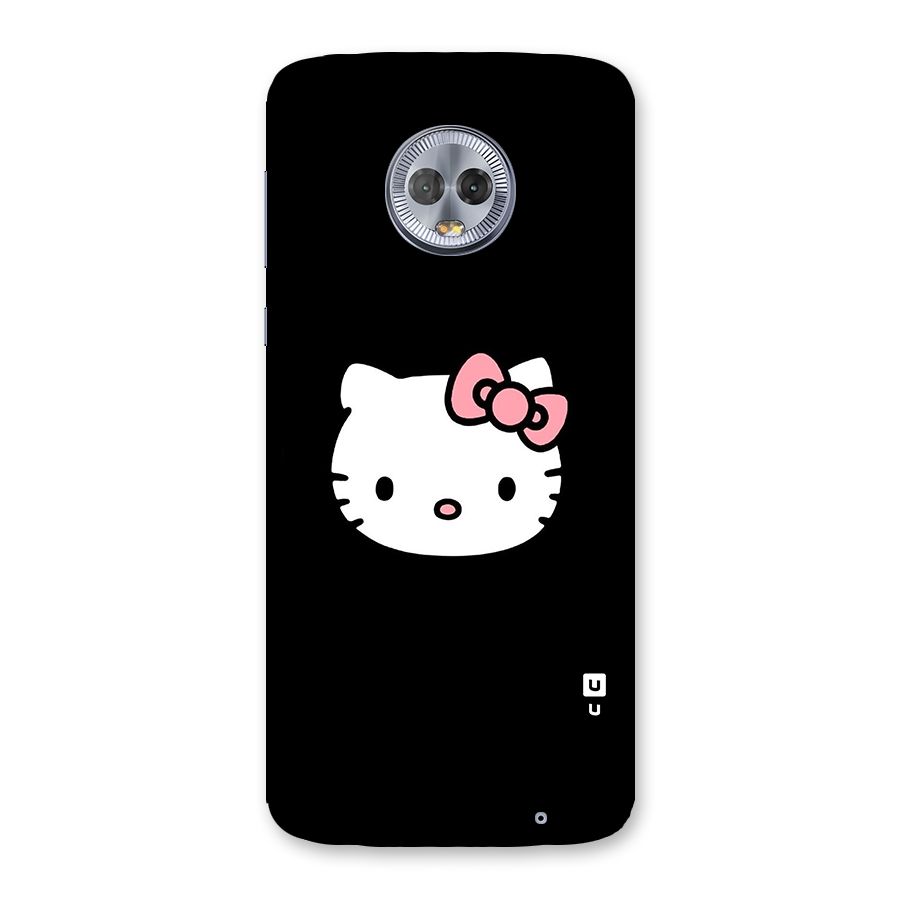 Kitty Cute Back Case for Moto G6 Plus