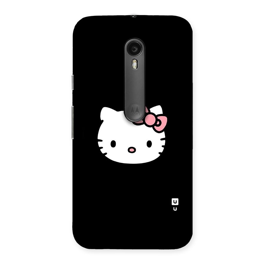 Kitty Cute Back Case for Moto G Turbo