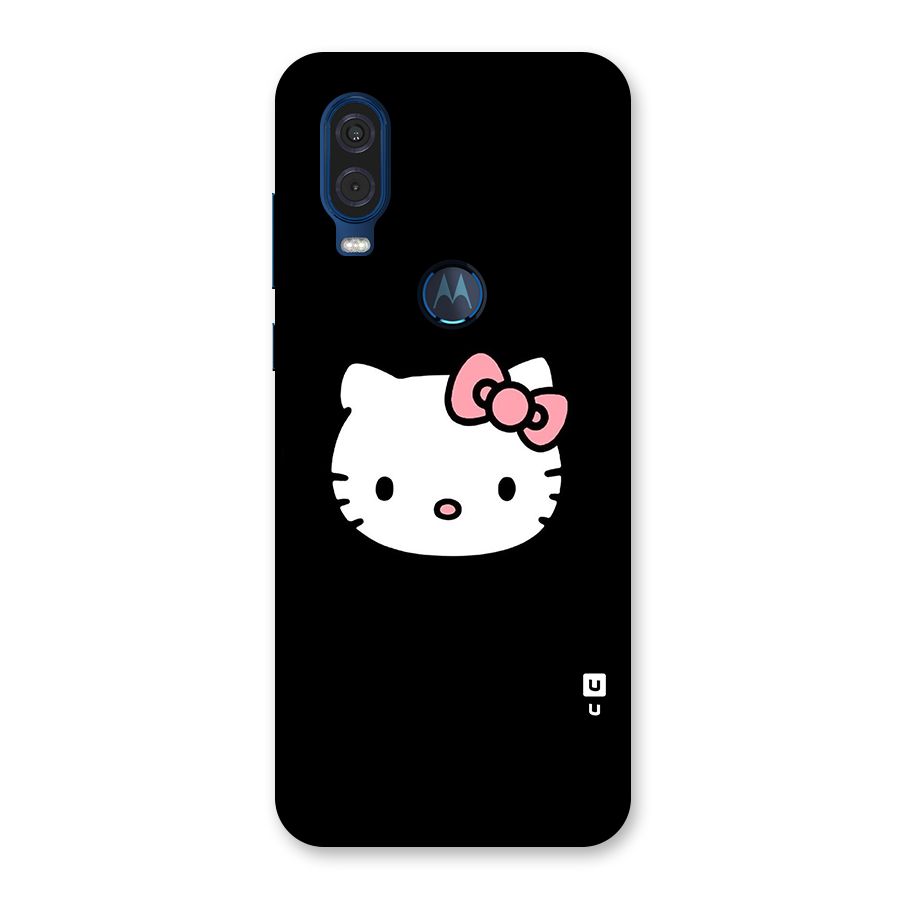 Kitty Cute Back Case for Motorola One Vision