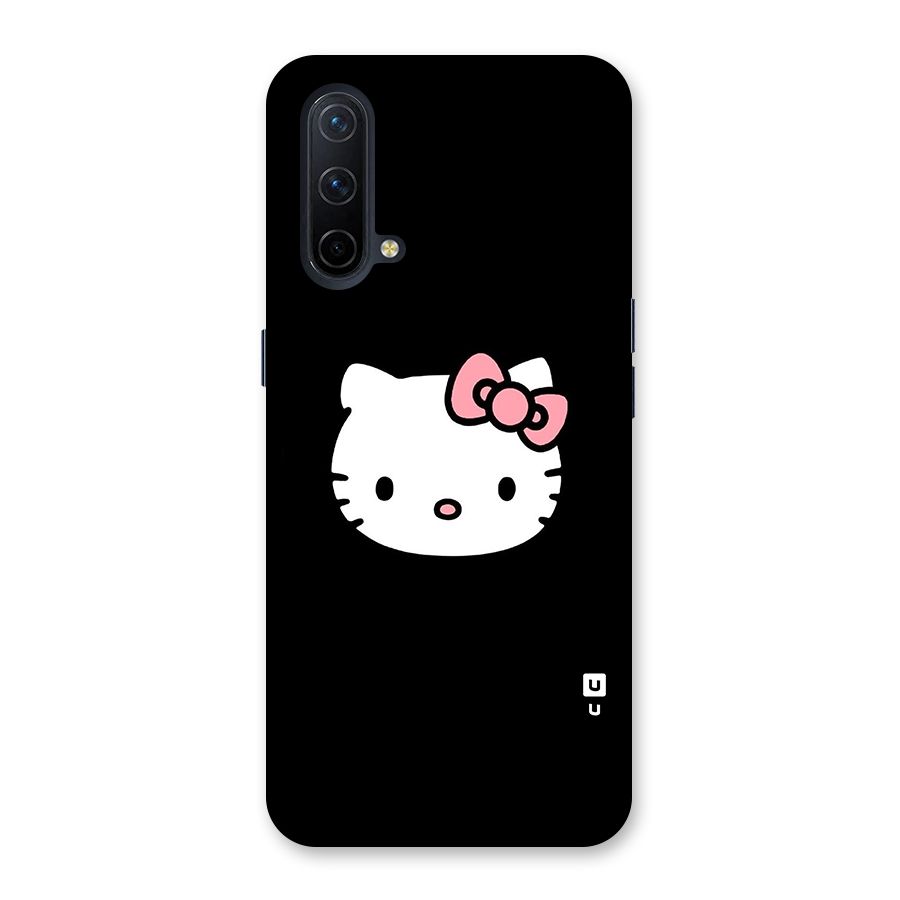 Kitty Cute Glass Back Case for OnePlus Nord CE 5G