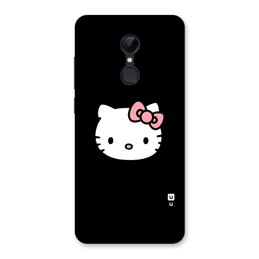 Kitty Cute Back Case for Redmi 5