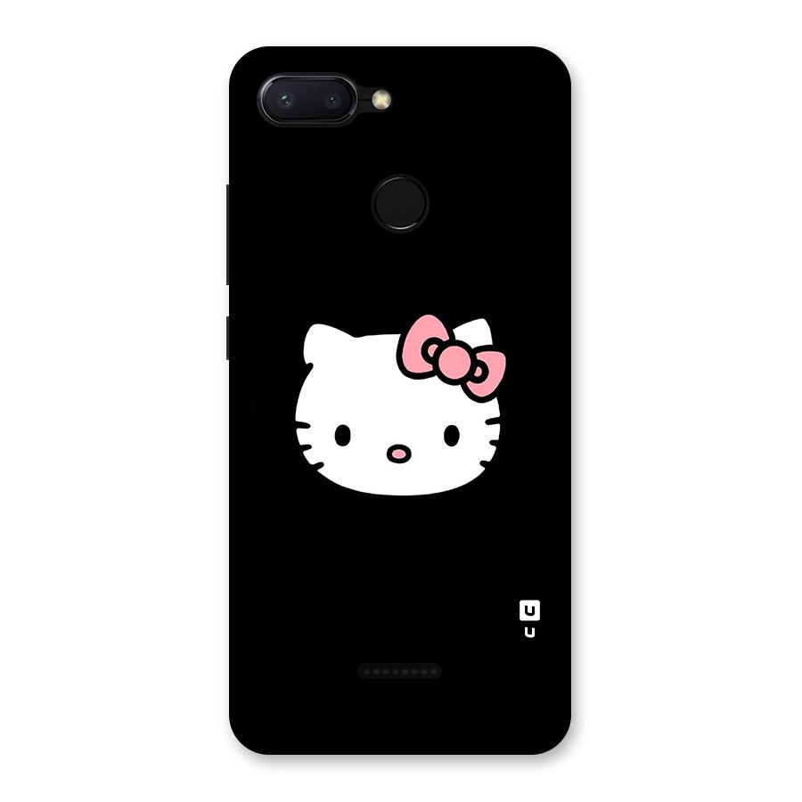 Kitty Cute Back Case for Redmi 6