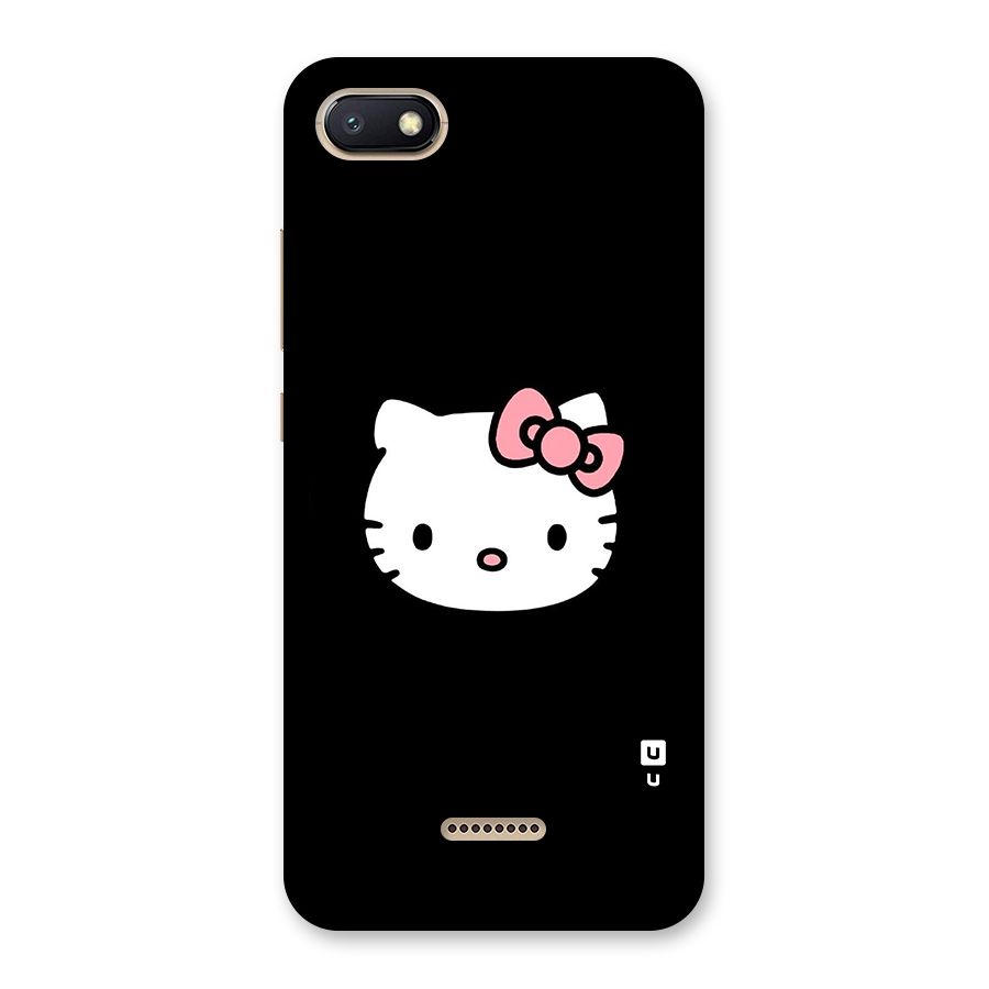 Kitty Cute Back Case for Redmi 6A