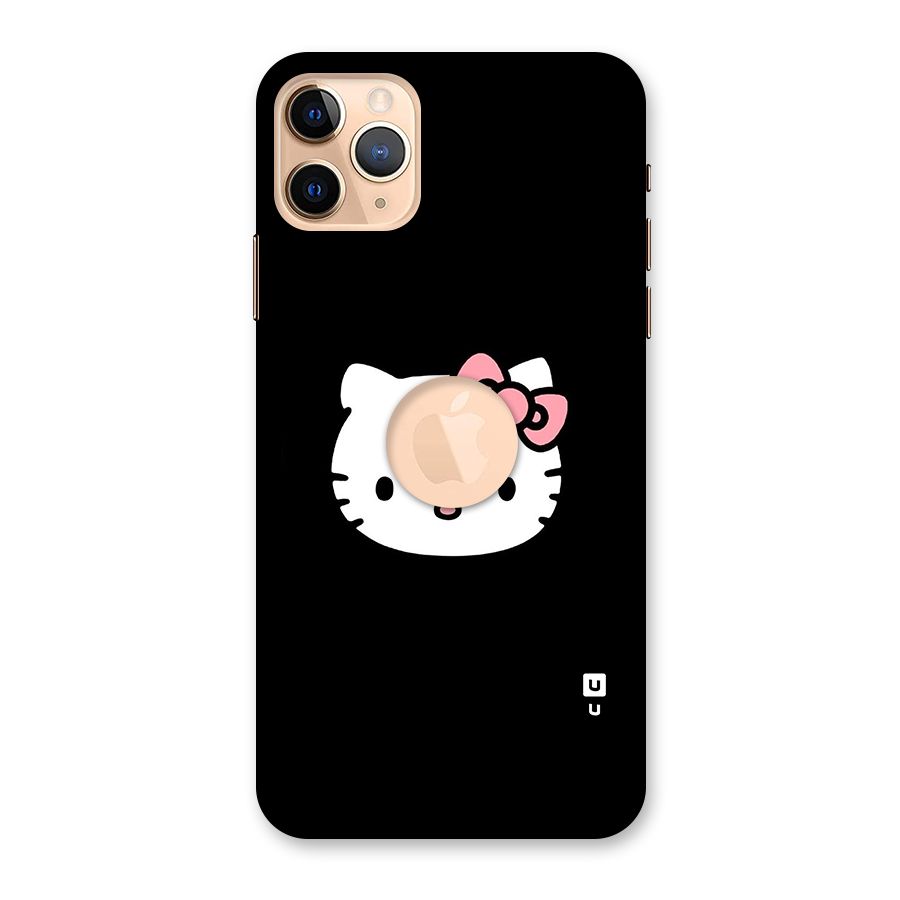 Kitty Cute Back Case for iPhone 11 Pro Max Logo Cut